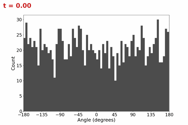 MI-Motion LieFlow z-axis angle histogram